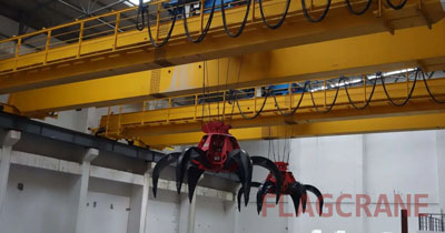 What are the advantages of four ropes grab buckets?